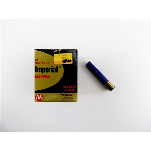 IMPERIAL .410 GAUGE 3" MAGNUM SHOT SHELL AMMO LOT