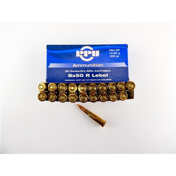 PPU 8X50 R LEBEL AMMO LOT