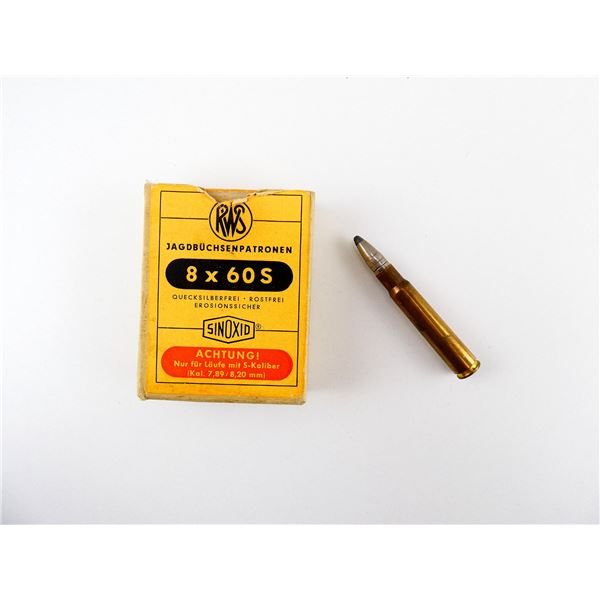 RWS 8X60S AMMO LOT