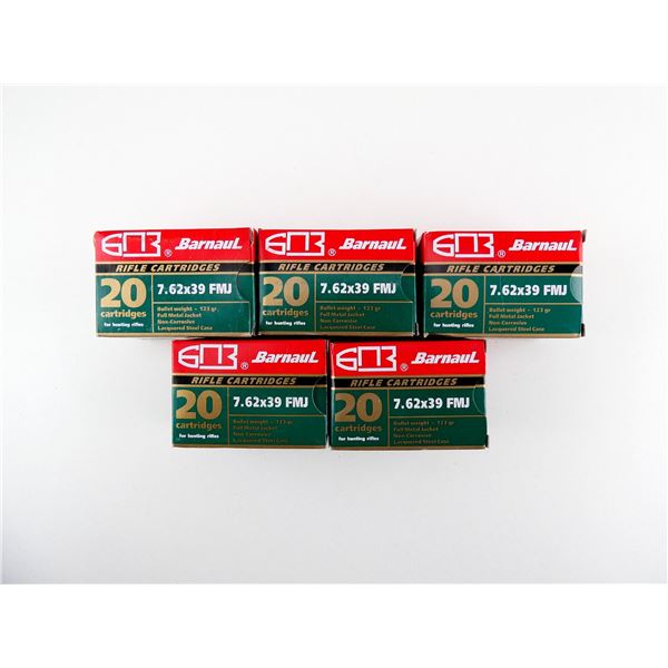 BARNAUL 7.62X39MM AMMO LOT
