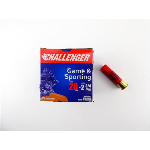 CHALLENGER 28 GAUGE 2 3/4" SHOT SHELL AMMO LOT