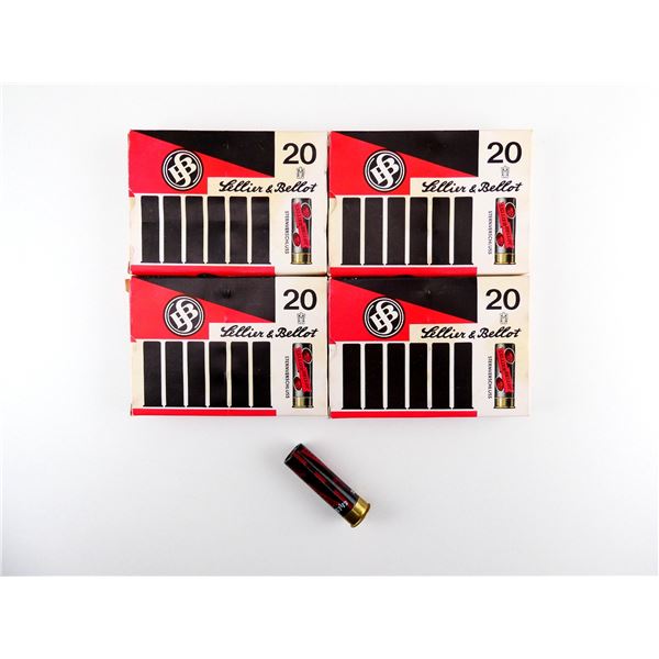 SELLIER & BELLOT 20 GAUGE 2 3/4" SHOT SHELL AMMO LOT