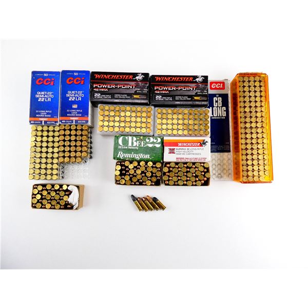 ASSORTED .22 LR AMMO LOT
