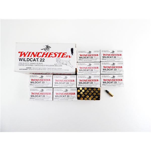 WINCHESTER WILDCAT .22 LR AMMO LOT