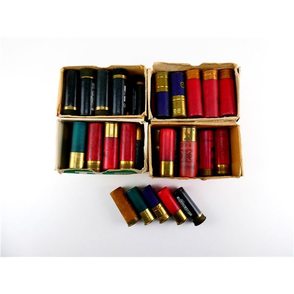 ASSORTED 12 GAUGE 2 3/4" SHOT SHELL AMMO LOT