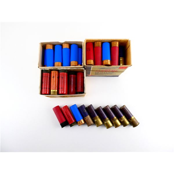 ASSORTED 12 GAUGE 2 3/4" SHOT SHELL AMMO LOT