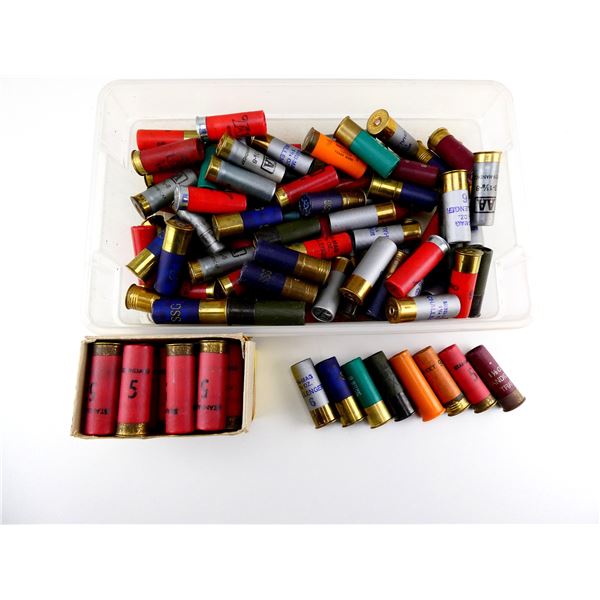 ASSORTED 12 GAUGE 2 3/4" SHOT SHELL AMMO LOT
