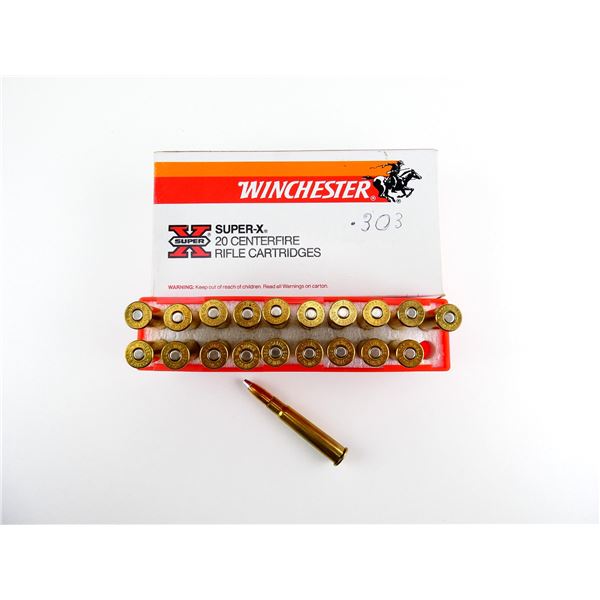 WINCHESTER SUPER-X .303 BR AMMO LOT
