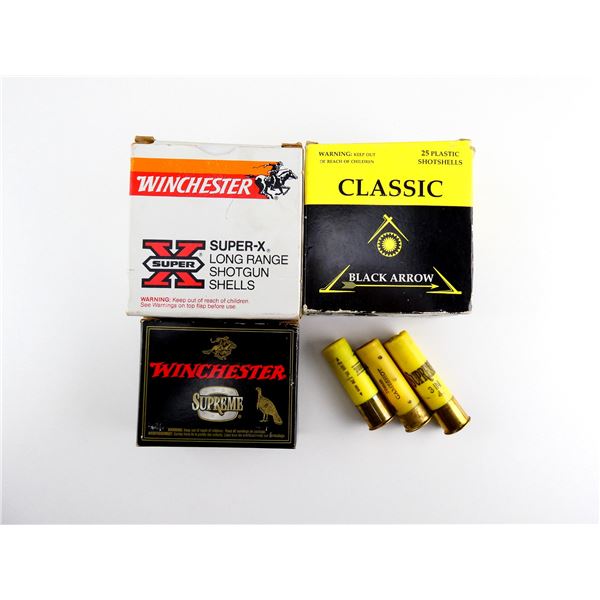 ASSORTED 20 GAUGE 2 3/4" AND 3" SHOT SHELL AMMO LOT