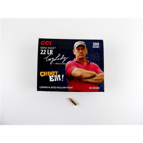 CCI MINI-MAG .22 LR TROY LANDRY SPECIAL EDITION AMMO LOT