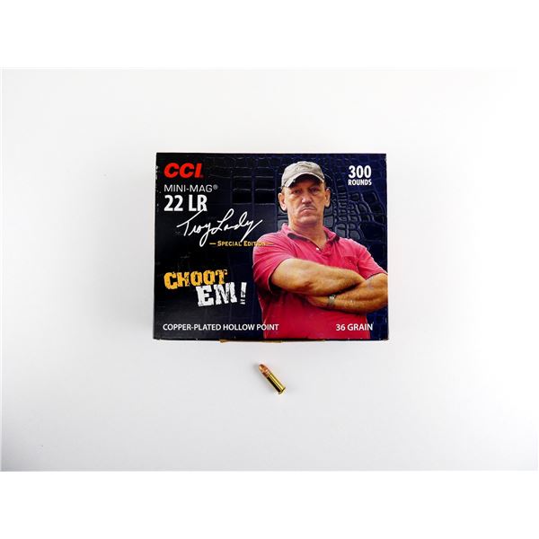 CCI MINI-MAG .22 LR TROY LANDRY SPECIAL EDITION AMMO LOT