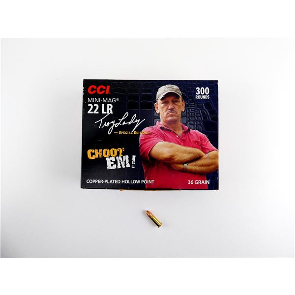 CCI MINI-MAG .22 LR TROY LANDRY SPECIAL EDITION AMMO LOT