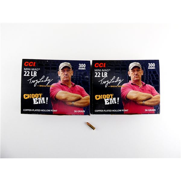 CCI MINI-MAG .22 LR TROY LANDRY SPECIAL EDITION AMMO LOT