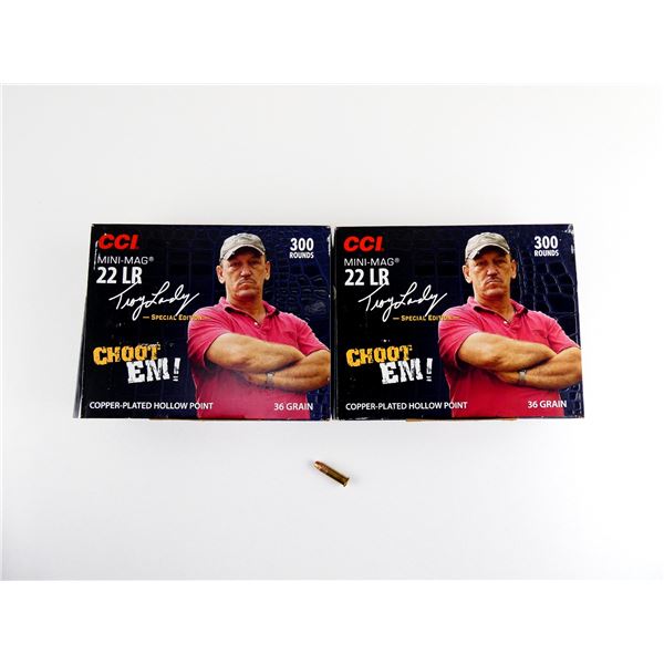 CCI MINI-MAG .22 LR TROY LANDRY SPECIAL EDITION AMMO LOT