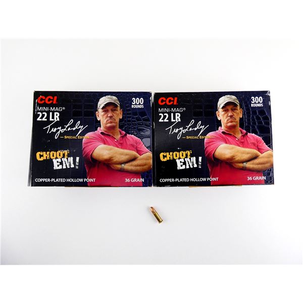 CCI MINI-MAG .22 LR TROY LANDRY SPECIAL EDITION AMMO LOT