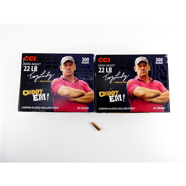 CCI MINI-MAG .22 LR TROY LANDRY SPECIAL EDITION AMMO LOT