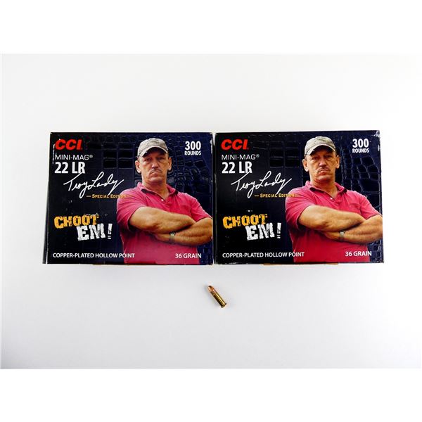 CCI MINI-MAG .22 LR TROY LANDRY SPECIAL EDITION AMMO LOT