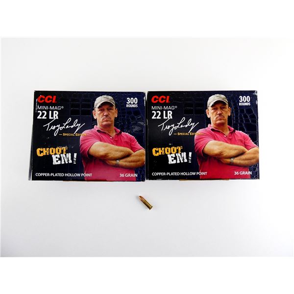 CCI MINI-MAG .22 LR TROY LANDRY SPECIAL EDITION AMMO LOT