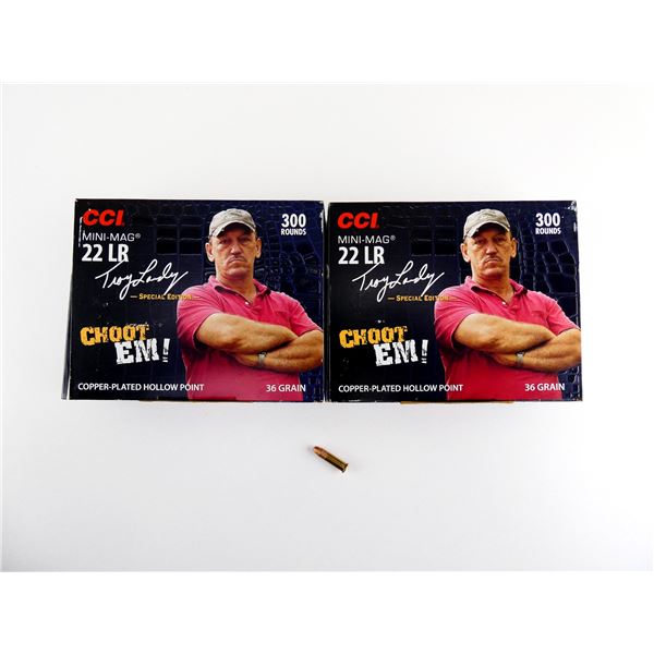 CCI MINI-MAG .22 LR TROY LANDRY SPECIAL EDITION AMMO LOT