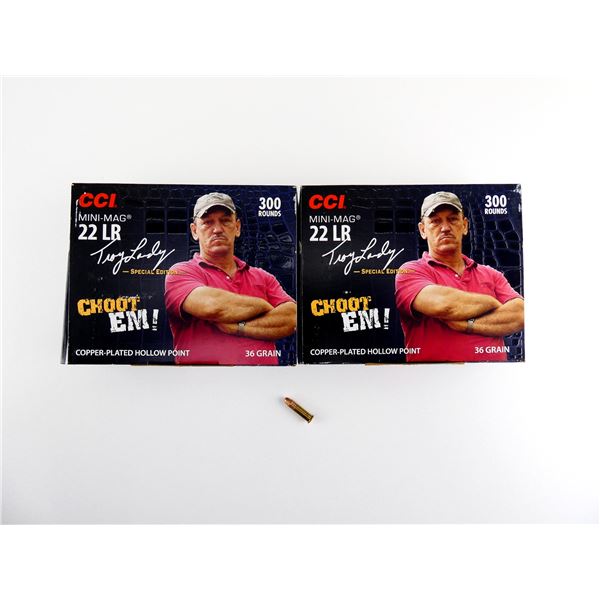 CCI MINI-MAG .22 LR TROY LANDRY SPECIAL EDITION AMMO LOT
