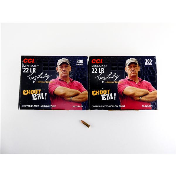 CCI MINI-MAG .22 LR TROY LANDRY SPECIAL EDITION AMMO LOT