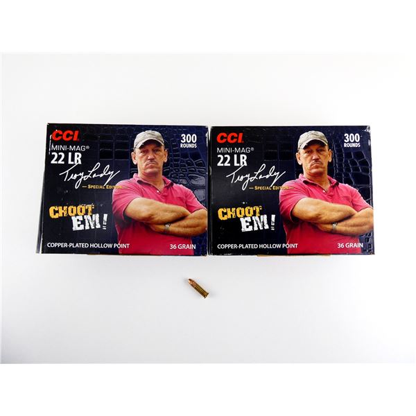 CCI MINI-MAG .22 LR TROY LANDRY SPECIAL EDITION AMMO LOT