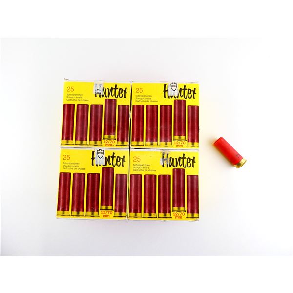 HUNTER 12 GAUGE 2 3/4' SHOT SHELL AMMO LOT