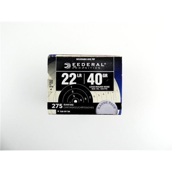 FEDERAL .22 LR AMMO LOT