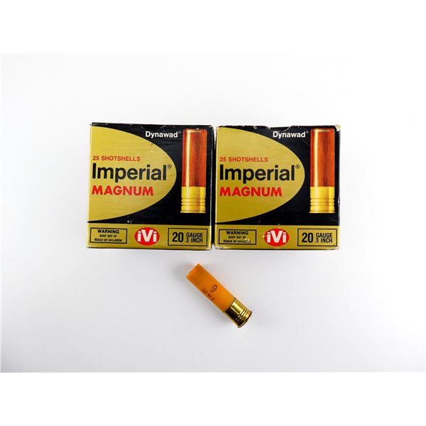 IMPERIAL 20 GAUGE 3" MAGNUM SHOT SHELL AMMO LOT