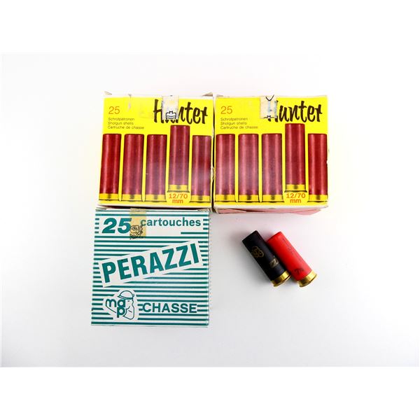 ASSORTED 12 GAUGE 2 3/4" SHOT SHELL AMMO LOT