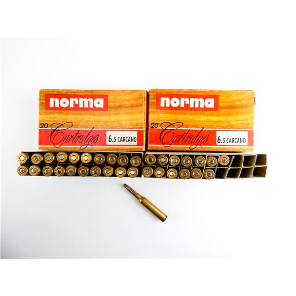 NORMA 6.5 CARCANO AMMO LOT