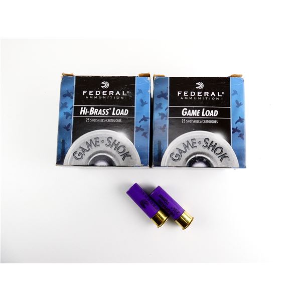 ASSORTED FEDERAL 16 GAUGE 2 3/4" SHOT SHELL AMMO LOT