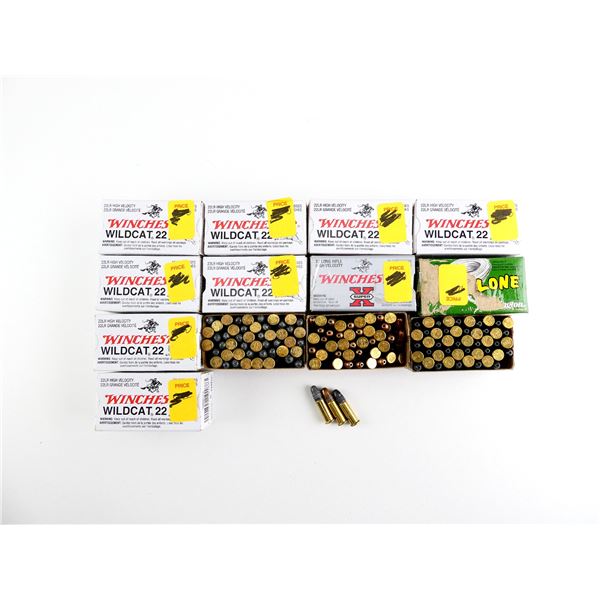 ASSORTED WINCHESTER WILDCAT / WINCHESTER SUPER X AND  REMINGTON CYCLONE .22 LR AMMO LOT