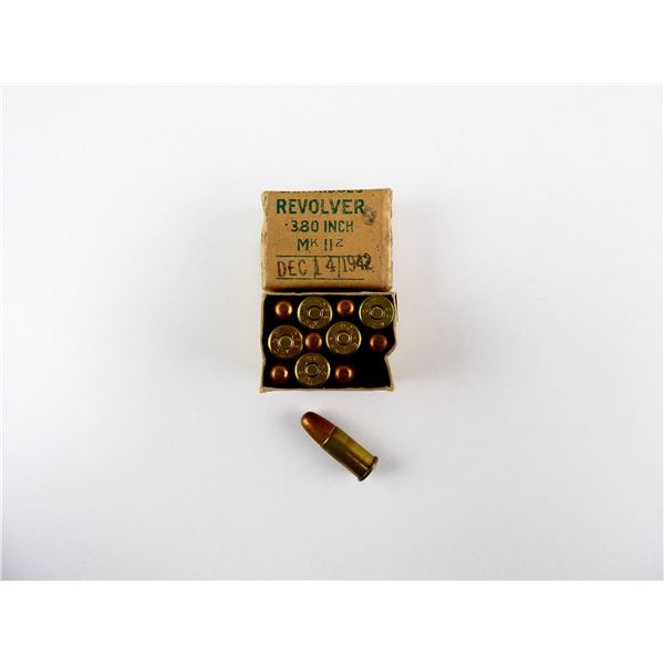 WWII CANADIAN MILITARY .380 REVOLVER AMMO LOT