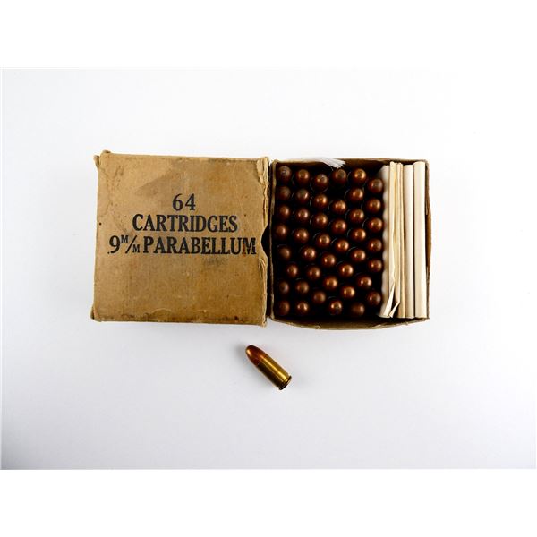 WWII CANADIAN MILITARY 9MM PARABELLUM AMMO LOT