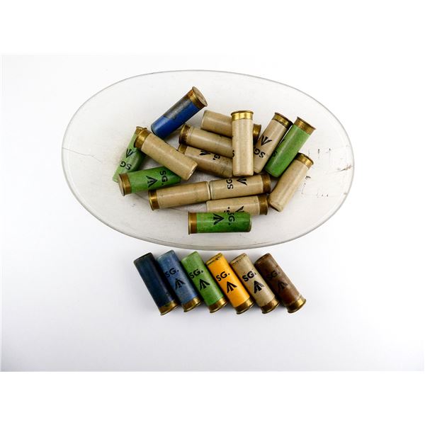 BRITISH MILITARY ELEY 12 GAUGE 2 3/4" SHOT SHELL AMMO LOT