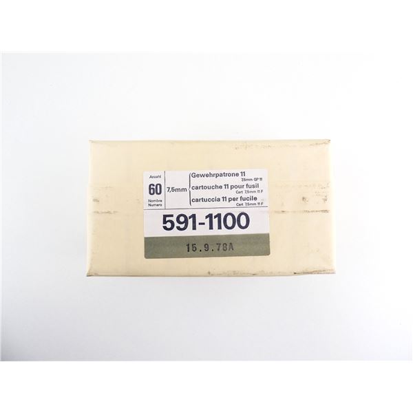 SWISS MILITARY 7.5X55 SWISS AMMO LOT