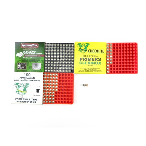 ASSORTED MUZZLELOADING AND SHOT SHELL PRIMERS LOT