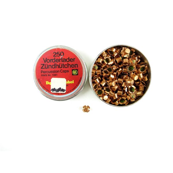 RWS NO. 1081 PERCUSSION CAPS LOT