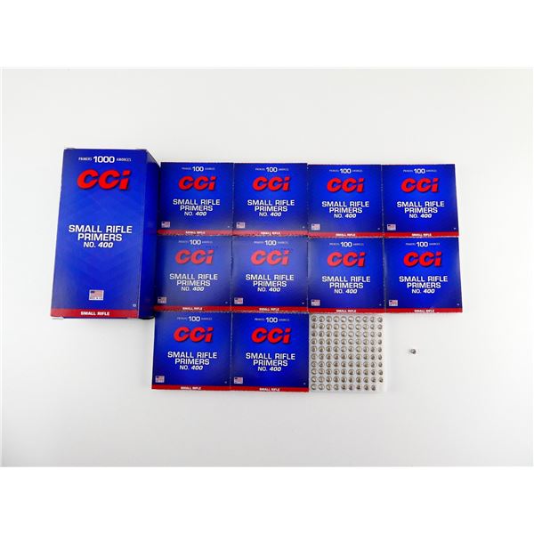 CCI NO. 400 SMALL RIFLE PRIMERS LOT