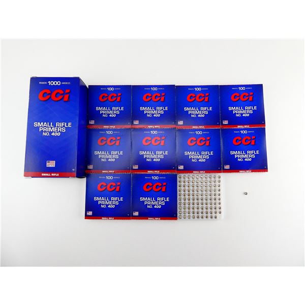 CCI NO. 400 SMALL RIFLE PRIMERS LOT