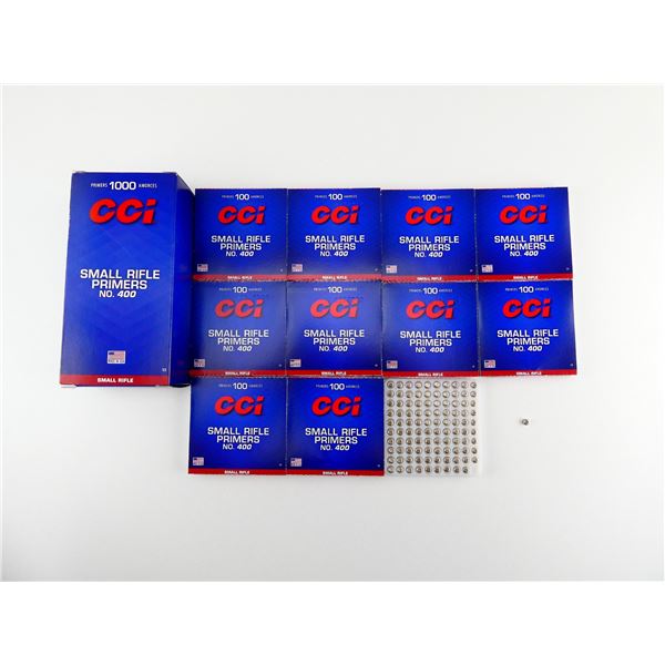CCI NO. 400 SMALL RIFLE PRIMERS LOT