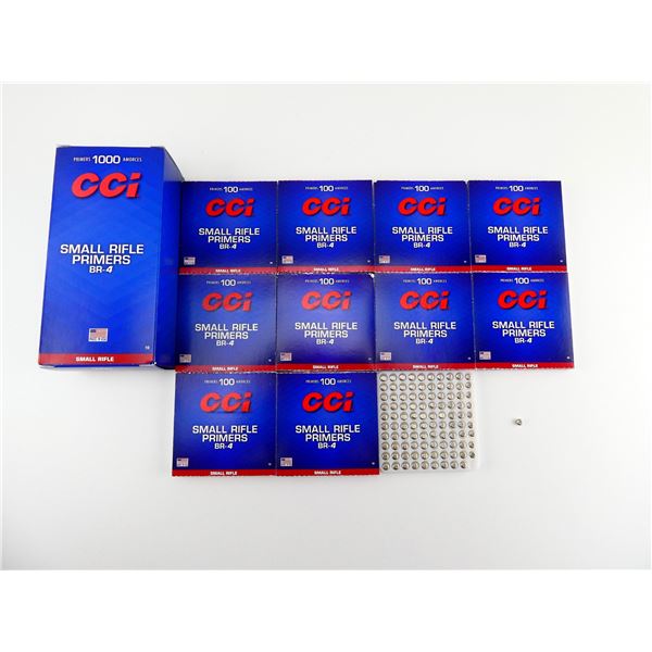 CCI BR-4 SMALL RIFLE PRIMERS LOT