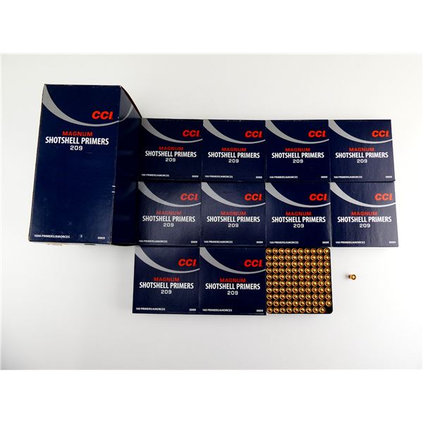 CCI NO. 209 MAGNUM SHOT SHELL PRIMERS LOT