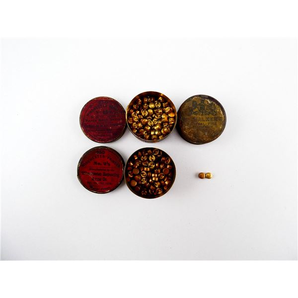 ASSORTED PRIMERS AND PERCUSSION CAPS LOT