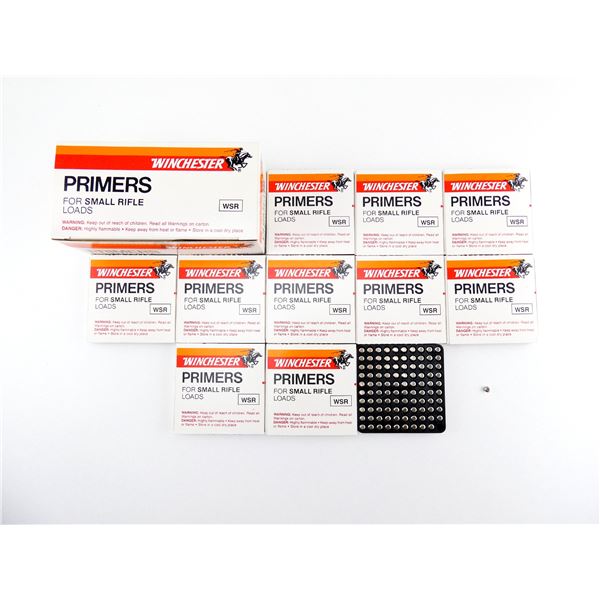 WINCHESTER NO. WSR SMALL RIFLE PRIMERS LOT