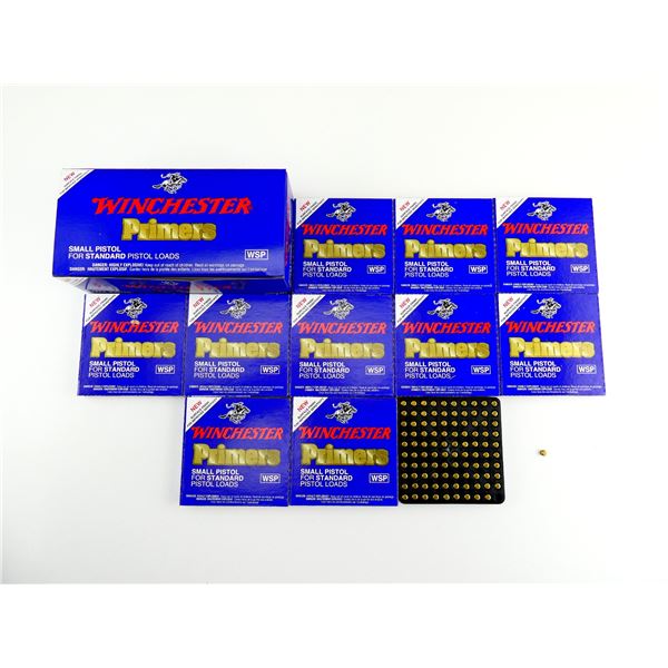 WINCHESTER NO. WSP SMALL PISTOL PRIMERS LOT