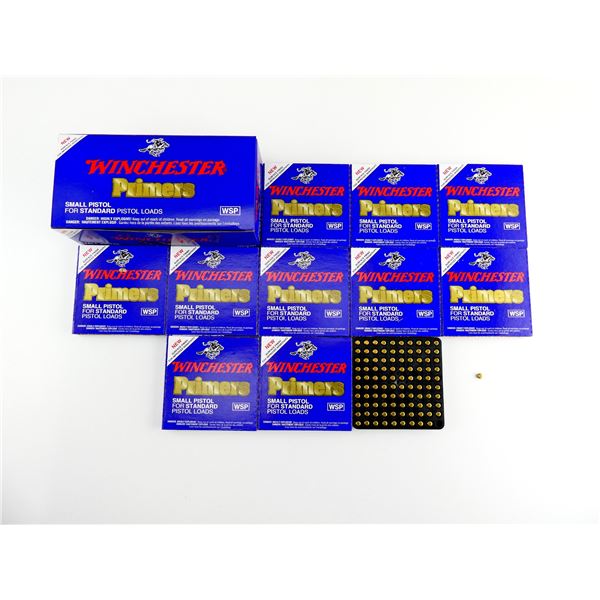 WINCHESTER NO. WSP SMALL PISTOL PRIMERS LOT