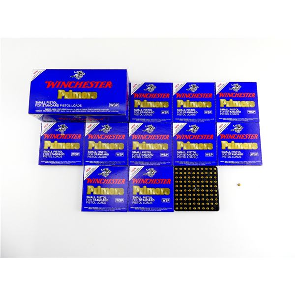 WINCHESTER NO. WSP SMALL PISTOL PRIMERS LOT