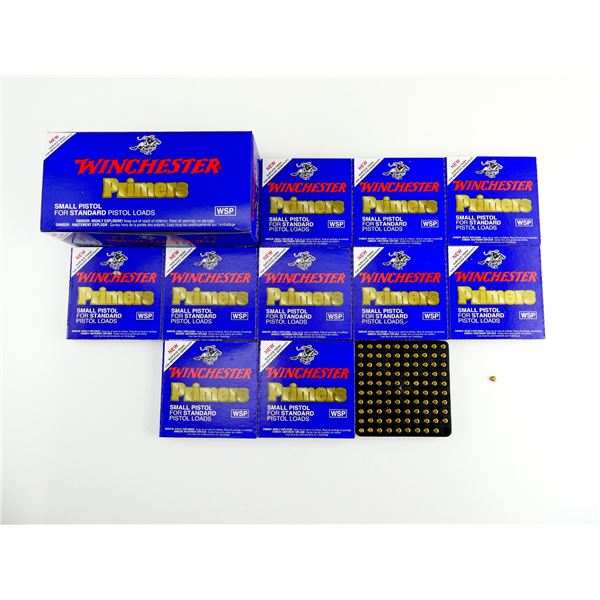 WINCHESTER NO. WSP SMALL PISTOL PRIMERS LOT